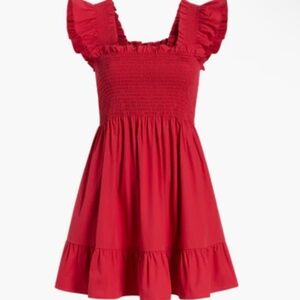 Hill House Elizabeth Nap Dress Victorian Red
